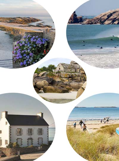 Paysages et architecture de Quiberon servant d’inspiration au projet Mercure Quiberon Hotel and Spa
